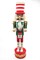 Christmas Drummer Nutcracker. Wizardi Classic Wooden Festive Decoration F07M14-32-N01819A